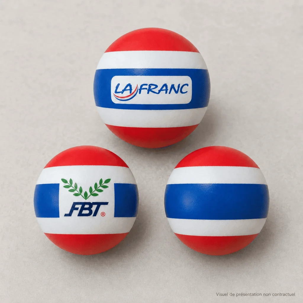 Cochonnet officiel LA FRANC et FBT – trois faces de l’Édition Thaïlande